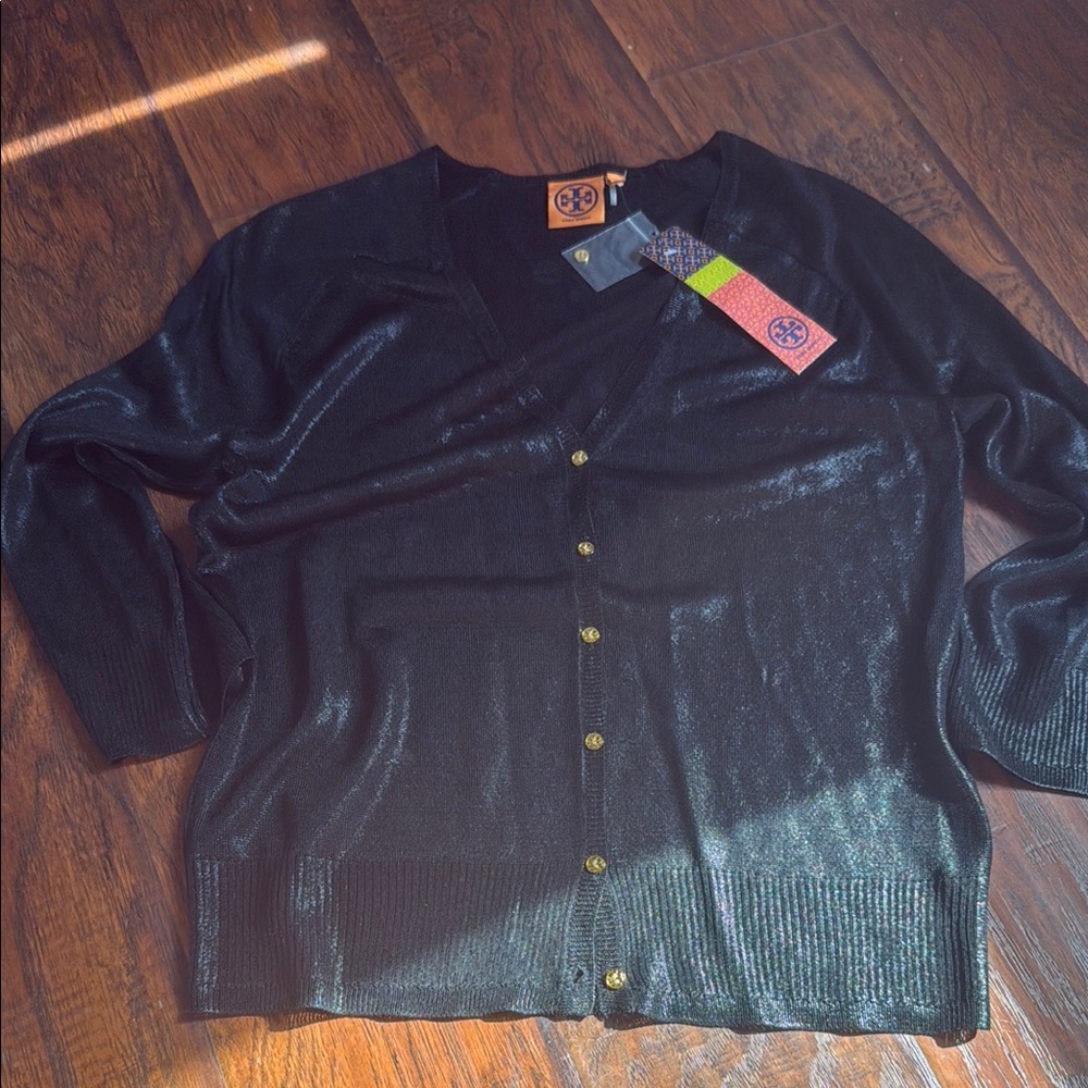 Black Cardigan Sweater